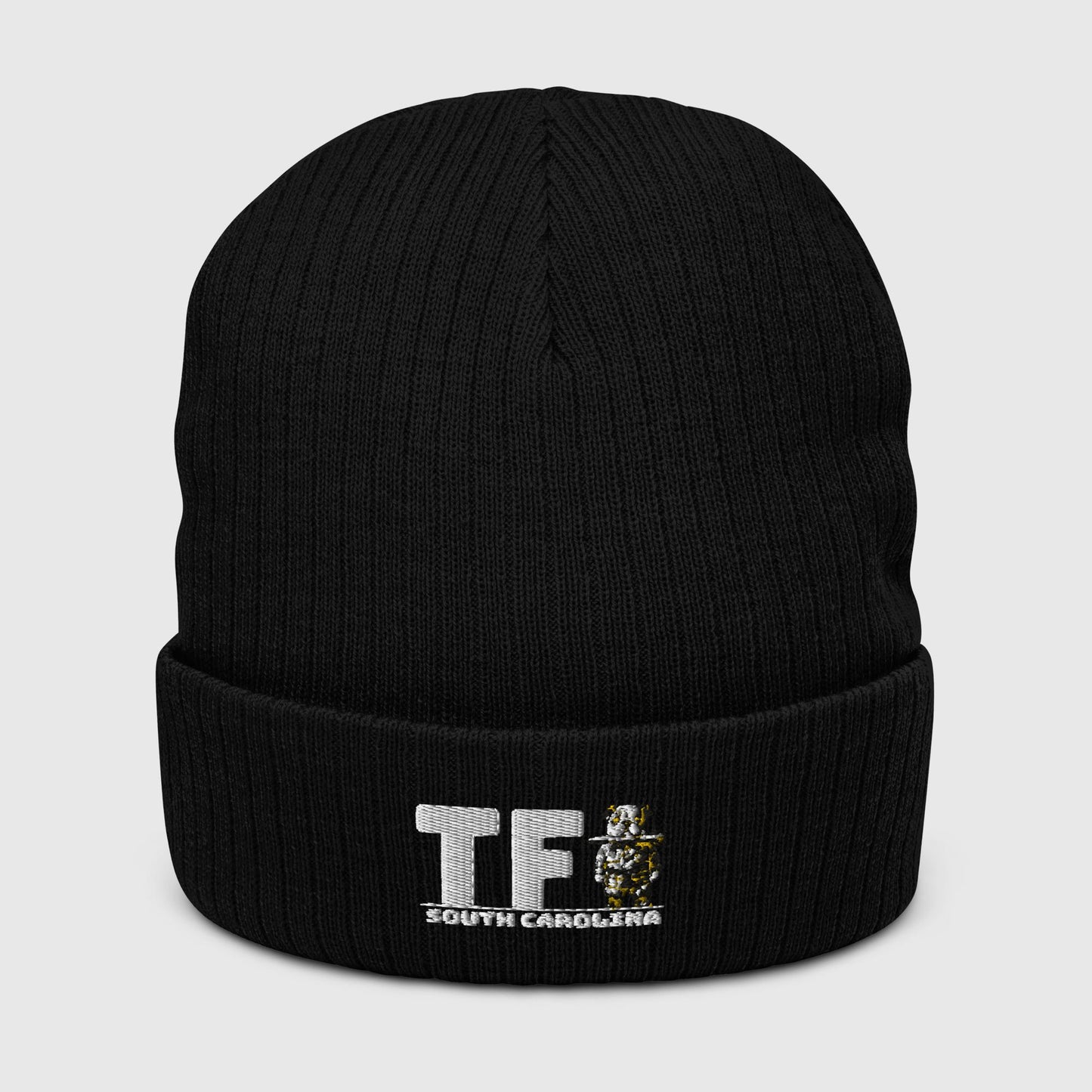 TF Bulldog | Ribbed knit beanie