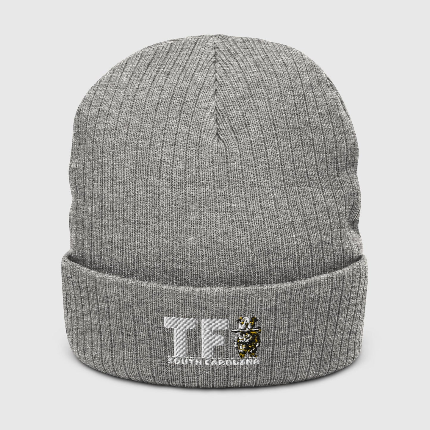 TF Bulldog | Ribbed knit beanie