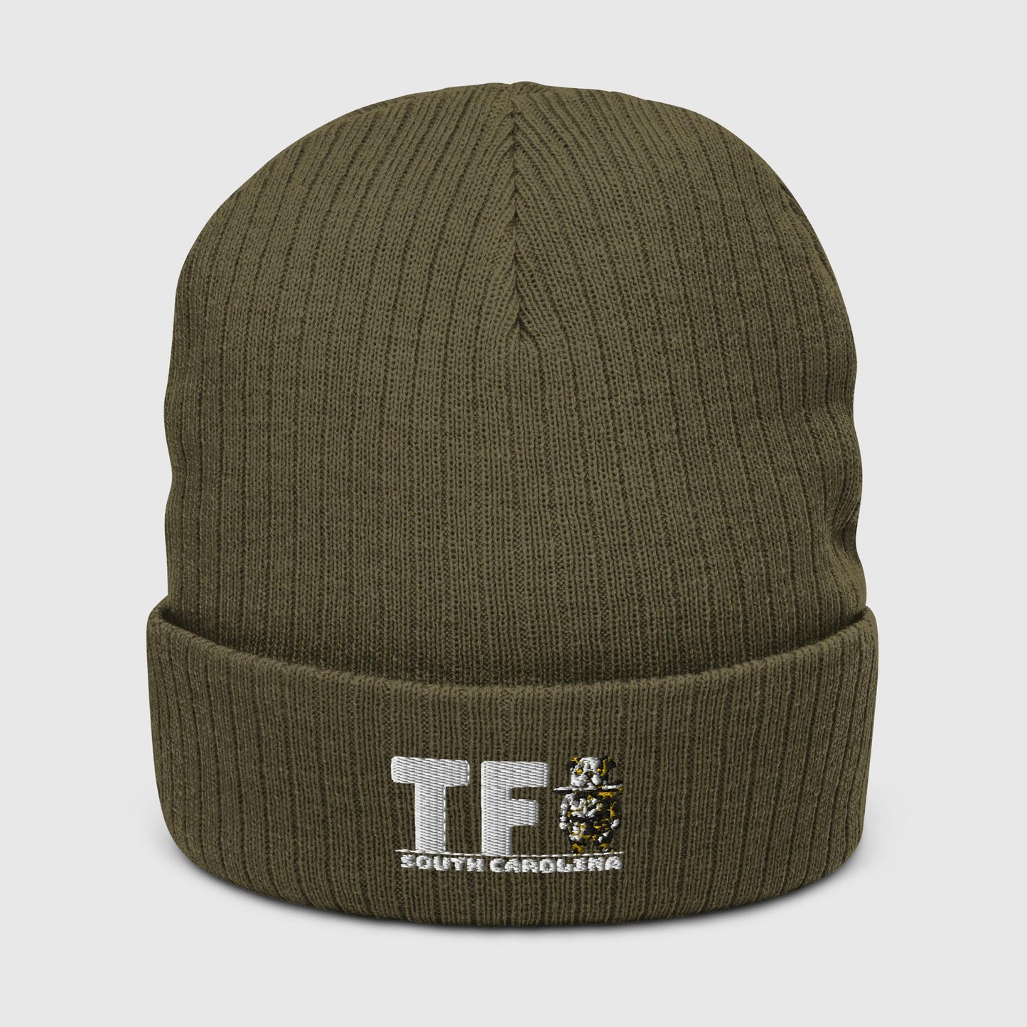 TF Bulldog | Ribbed knit beanie