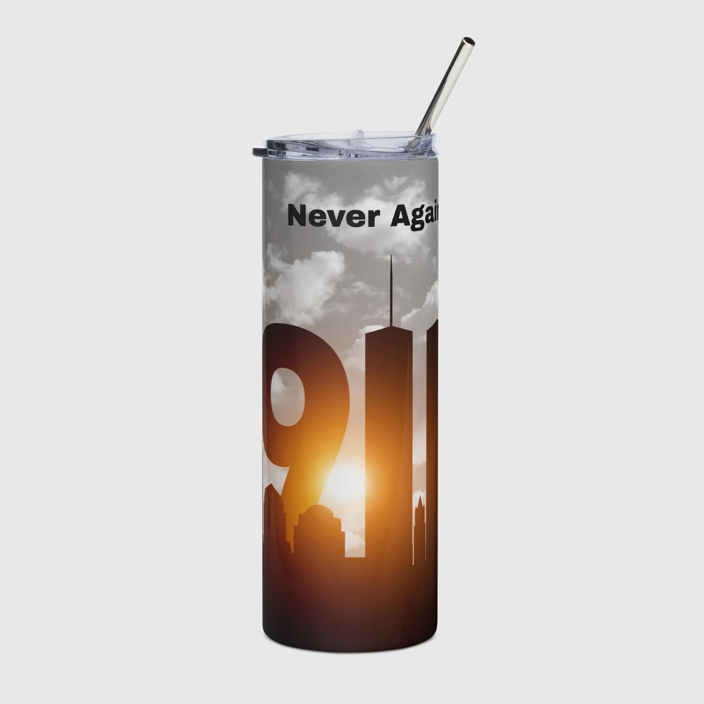 Never Again | Stainless steel tumbler